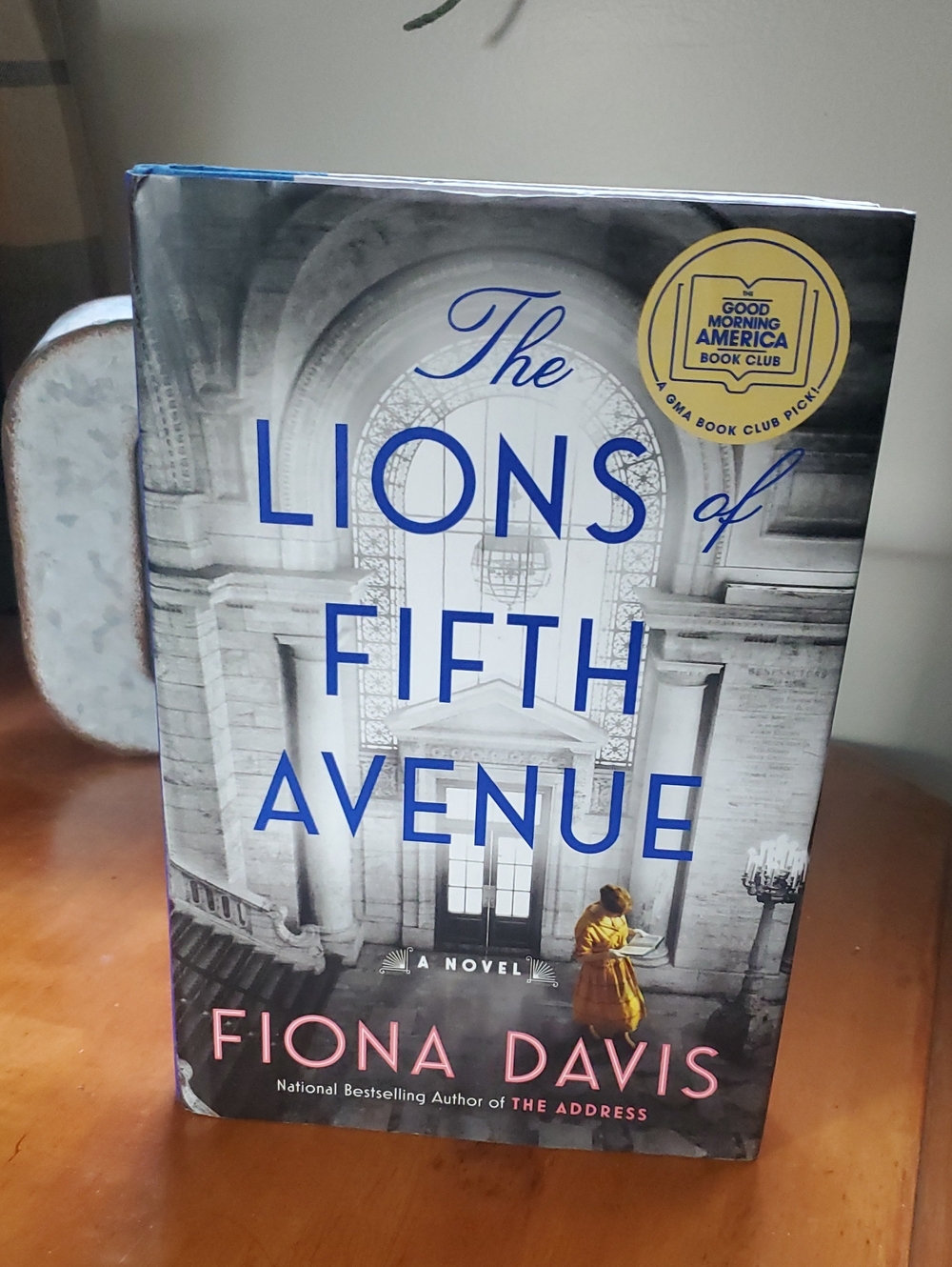 The Lions of Fifth Avenue — Blue & Pink Hardcover Coffee Table Book